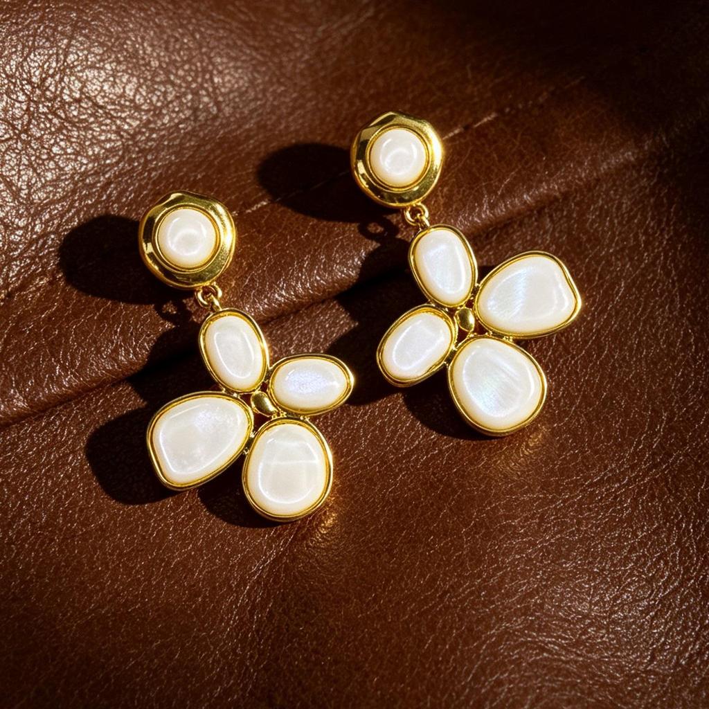 Cercei Stud Negri Vintage Seria Neagră Ac de Argint 925 Minimalist Accesorii de Personalitate High-End pentru Femei