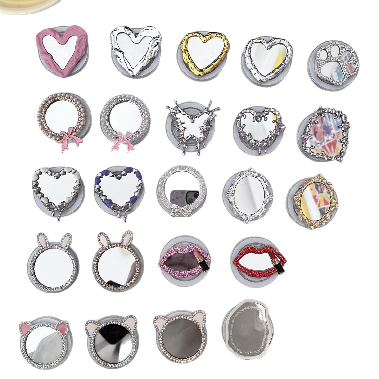 Electroplated Heart Bow Magnetic Phone Holder & Stand Design 21