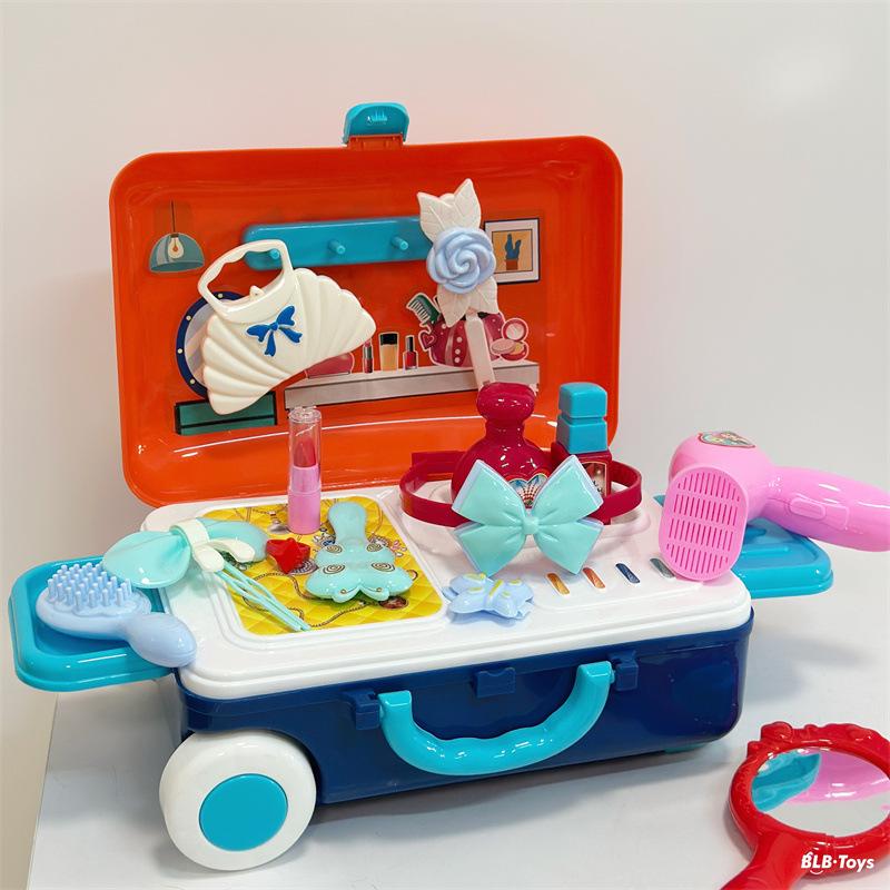 Kids Role Playing Pretend Play Simulation Educational Suitcase Toy For Children