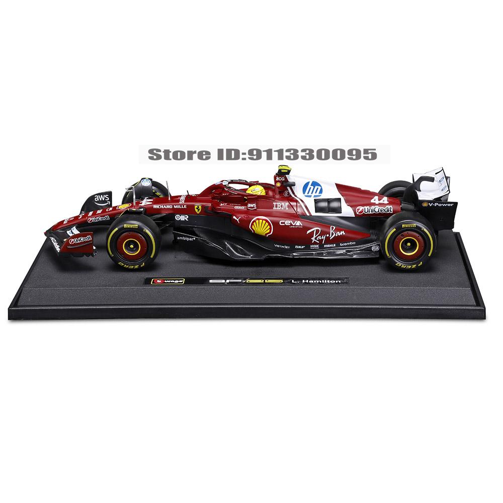 Bburago 1:18 2025 F1 Ferrari SF25 #16 Charles Leclerc #44 Lewis Hamilton Car Model Toy Die Cast Vehicles Collectible Model Car