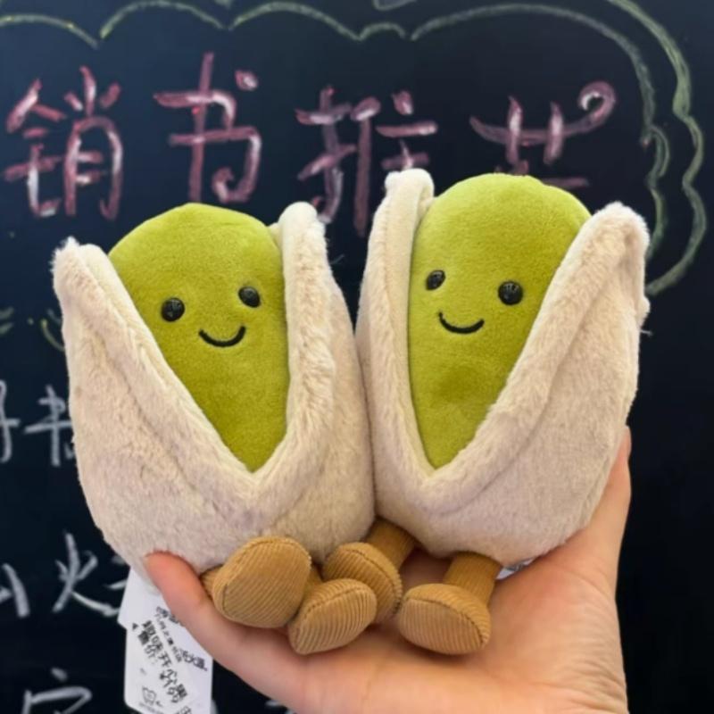 12cm Fun Pistachio Doll Very Soft Stuffed Pistachio Plushies Cute Plush Toy Gifts Girl Kids