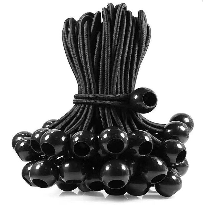 Car Storage Elastic Bungee Cord Tent Fixing Rope with Ball Binding