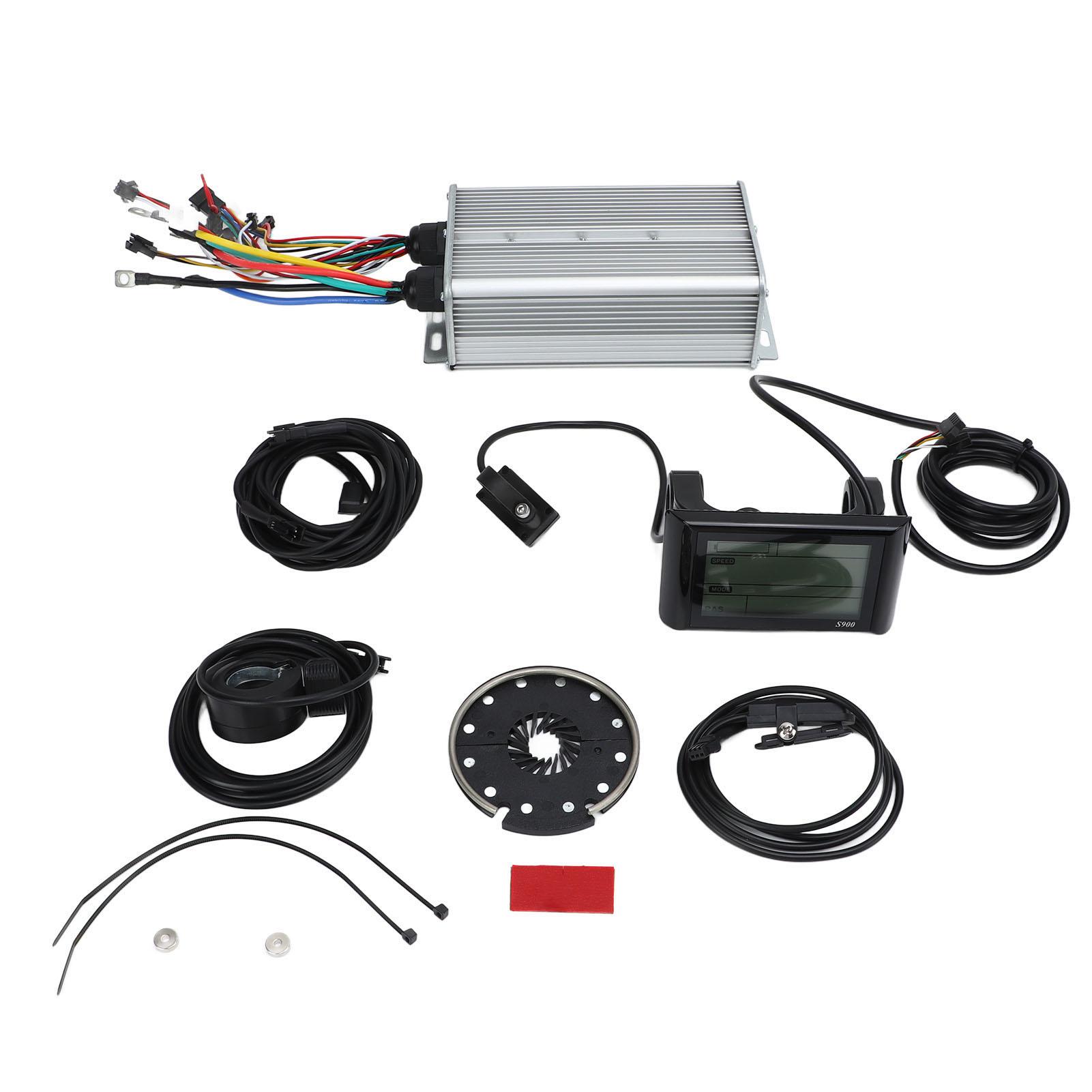 

Bike Motor Controller 60A Dual Mode 18 Tube with S900 Display Panel Bike Motor Speed Controller Kit for Upgrade