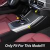 Carbon Fiber Color Center Console Gear Shift Frame Decoration Cover Trim For BMW 3 Series G20 -2022 LHD Interior