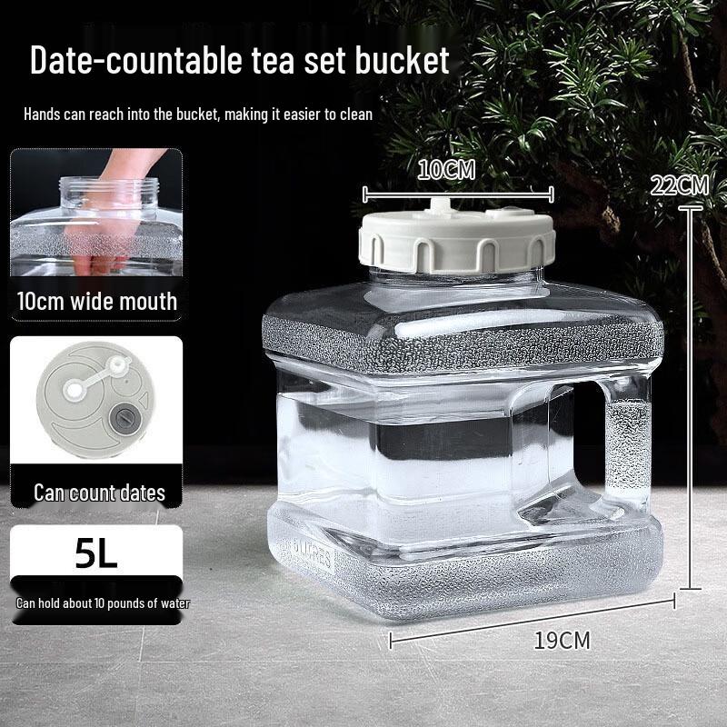 ZISIZ Портативный PC Ведро для чая и воды