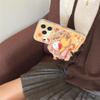 Winter Maple Leaf Magnetic Cat Phone Case for iPhone 14/15/16 Pro Max/17 - Girly Design