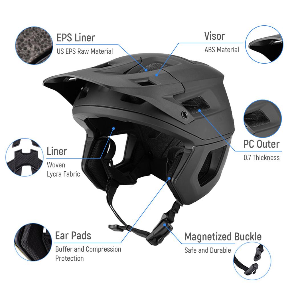 Multi-  Sports Helmet with   Hd Circumference Lightweight Design Thickened   Foam for Multi-Scenario Riding Use