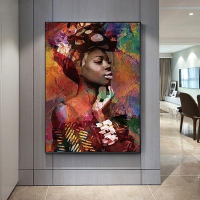 Street Art Graffiti Abstract Portrait Wall Art Canvas Painting Posters and Prints Wall Art Pictures for Living Room Home Decor