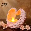 Exquisite Wing Shape Decor Angel Wings Tealight Candle Holder, Prayer Holder Memorial Gifts Housewarming for New Home Decor, Elegant Tabletop