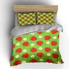 Strawberry-Themed Three-Piece Set Design Exquisite Three-Piece Bedding Set Gift For Kids And Adults