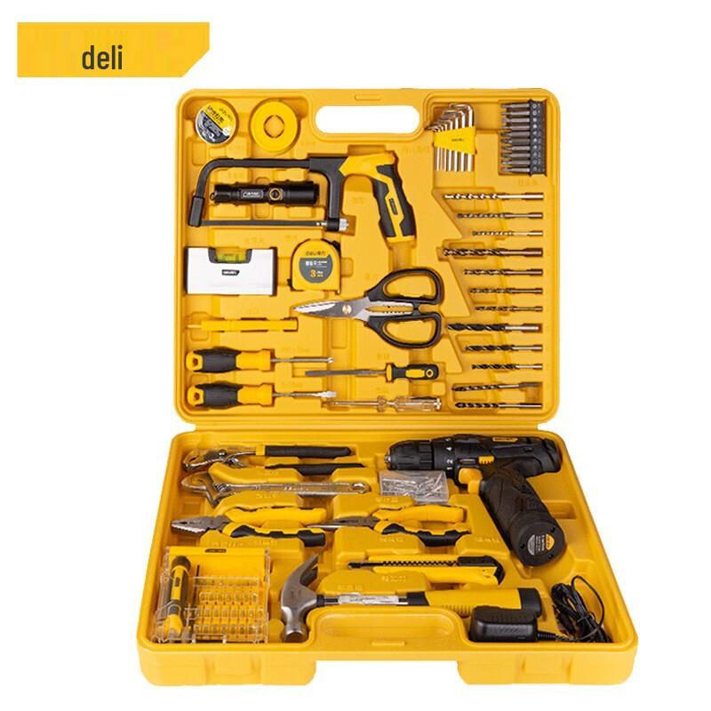 

Deli DL1085L Cordless Drill & Screwdriver 85-Piece Tool Set CN plug (adapter included)