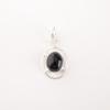 Naturalny Kamień Czarny Turmalin Srebro Próby 925 Biżuteria Ręcznie Robiony Wisiorek PP-6-25