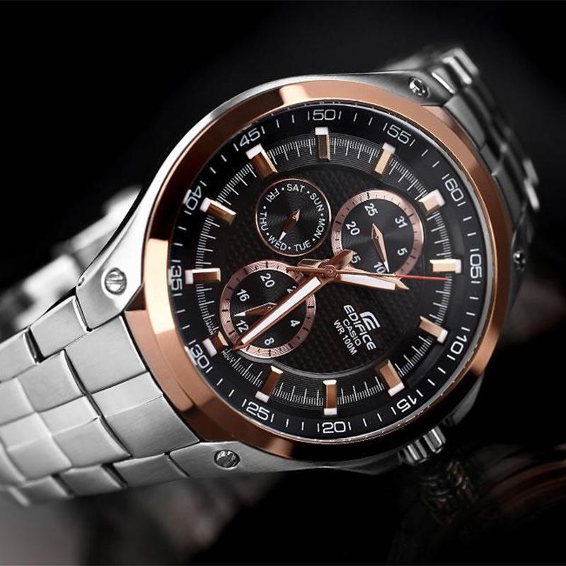 CASIO Men EDIFICE Black Watch EF-326D-1A EF-326D-1A