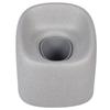 EPP Toilet Chair Bedside Commode Chair Multifunctional Shower Chair with Solid Bucket for Elderly Pregnant Women Gray