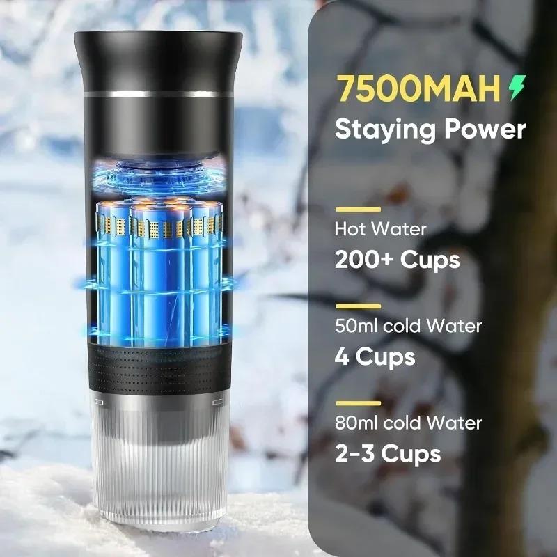 Portable Smart Espresso Machine 3 In 1 Wireless Mini Handheld Electric Coffee Machine Capsule Powder Travel Coffee Machine