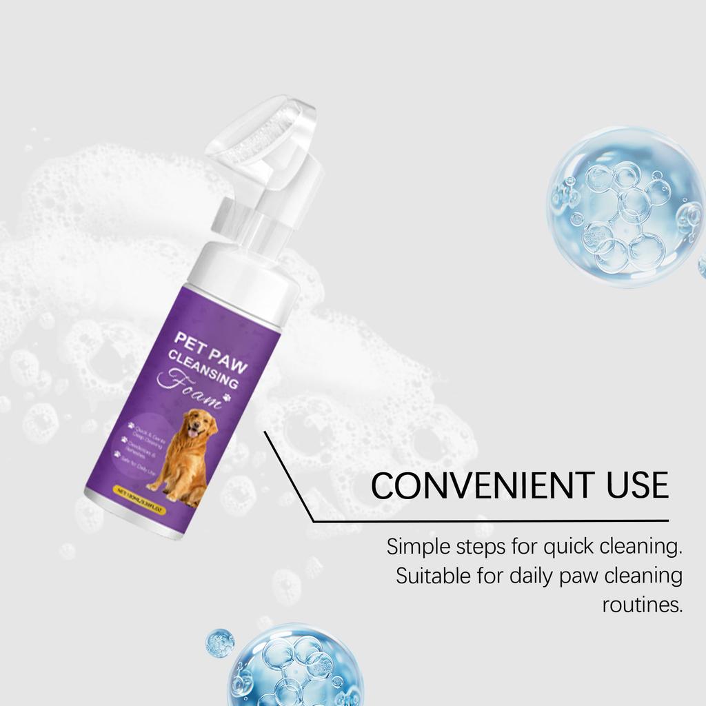 Pet Cleaning Foam, Cleans, Stains, Freshens Odor, No Rinsing Required. 100ml.