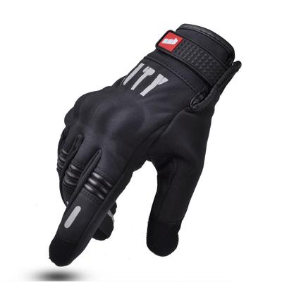 Motorcycle Gloves for Men and Women, Full Finger Touchscreen Motorbike Gloves for BMX ATV MTB Riding