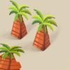 10Pcs Paper Carton Wedding Palm Tree Folding Locket Eco-Friendly Candy Wrapping Box Party Paper Box Marriage Coconut Tree Carton