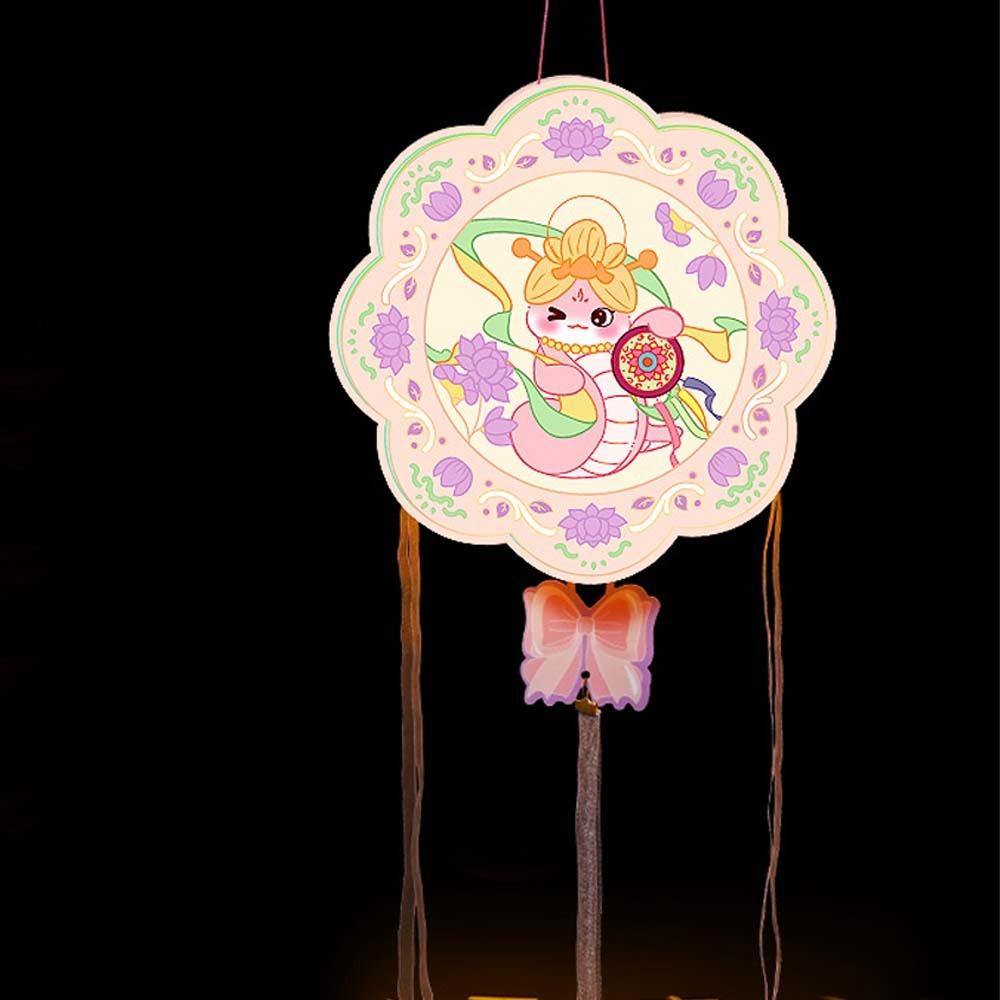 

Chinese Style Snake Year Portable Lantern Children Handheld Lantern Home New Year Ornament Style 3