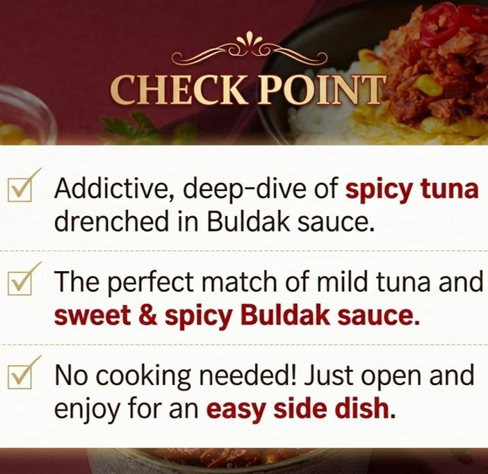 [SAJO] Buldak Mayonnaise Tuna, 100g