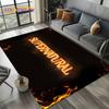 3D SPN Supernatural Sign Dean Sam Carpet Rug for Living Room Bedroom Home Sofa Decoration,Kids Play Area Rug Non-slip Floor Mat