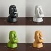 Creative Paper Holder Easter Island Moai Tissue Box Stone Statue Moai Napkin Paper Box 3D Toilet Paper Home Decoration