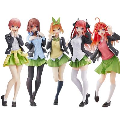 Anime Figure Nakano Nin Nakano Ichika Itsuki Action Figure JK School Uniform Girl Nakano Miku Figurine Collection Anime Gift