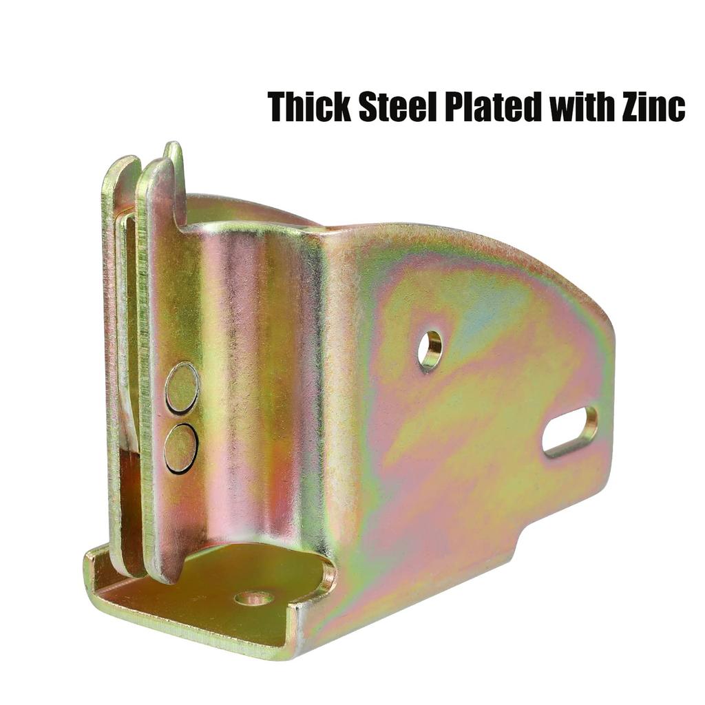 Eapele E-Track Wood Beam End Socket Accessories Zinc Coated Steel Fits 2x4 2x6 Add