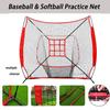 Portable Outdoor Baseball Training Set Baseball Practice Net Hitting & Pitching Softball Practice Net