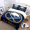 Blaues Buffalo Sabres Bettwäsche-Set Bettwäsche Bettbezug-Set Bettbezug Kissenbezüge (1 * Bettbezug 2 * Kissenbezüge, ohne Bettdecke)