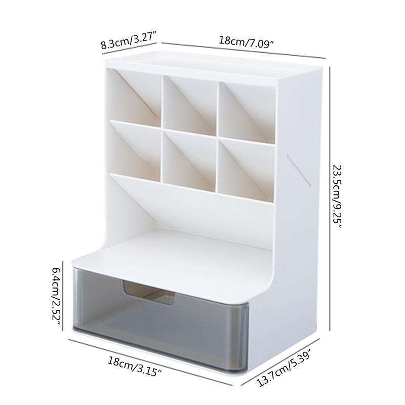Stacking Makeup Organizer Holder for Bedroom Vanity Office Desk Organizer Holder
