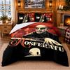 Nosferatu Count Orlok Pattern Bedding 3Pcs Set Bed Sheet And Pillowcases For Indoor Bedroom