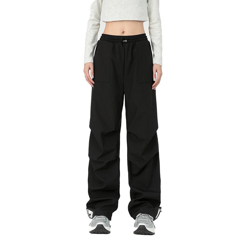 

2024 Women s Pink Waterproof Windproof Outdoor Work & Hiking Pants - Ideal for Photoshoots and Sporty Casual Wear M (110-125 jin) чёрный