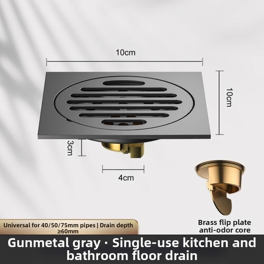 Anti-Odor Drain Valve Cover Dual Use Shower Trap Filter Bathroom Drain Plug  Shower Room