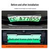2025 Chery Fengyun X3L Green Energy License Plate Frame - Full Coverage, Compliant with New Regulations.