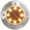 VidaXL 8x Solar Ground Light LED Warm White Garden Lighting 44417