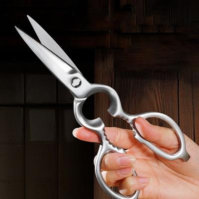 Multifunctional Gourd Shape Kitchen Scissor Stainless Steel Removable BBQ Scissor Rust-proof Chicken Bone Scissor Fish