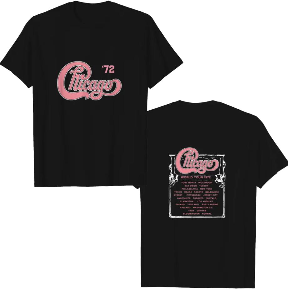 Chicago Band Shirt, Vintage Chicago  72 T-ShirtT-Shirt XXXL