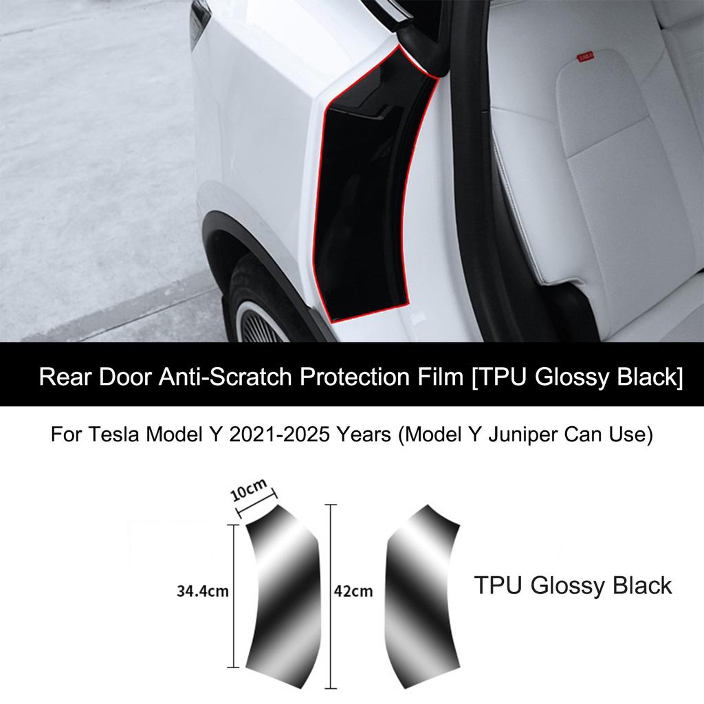 For Tesla Model Y Juniper Rear Door Interior Anti Scratch Protective Film for Model 3 Highland TPU Anti Scratch Invisible Film