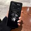 Cool Cartoon Wolf Funda Phone Cover Case for Xiaomi Poco F8 M3 M4 M7 C71 C61 F3 M5 C50 X3 X4 X5 X7 Pro C75 F1