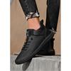 Men's Casual Leather Shoes,Ankle Boots Lightweight Loafers,Mid Top Walking Driving Shoes
