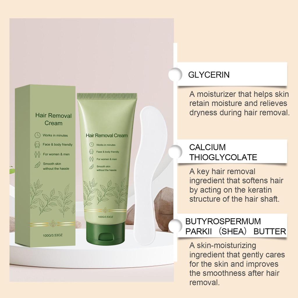 Soft & Gentle Body Hair Removal Cream for Smooth, Refreshing Skin