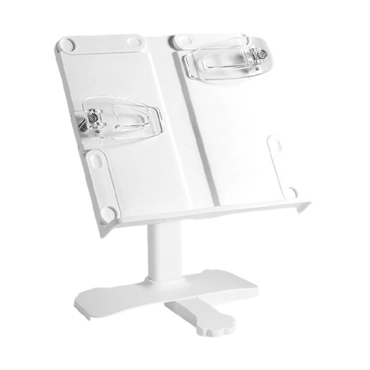 Collapsible Desktop Books Holders Sturdy Plastic Multi Position Reading Stand For Office School Ergonomics