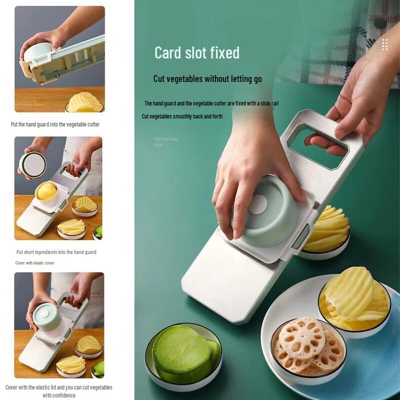 Yuka Jue Wielofunkcyjna Krajalnica do Warzyw z 6 Ostrzami