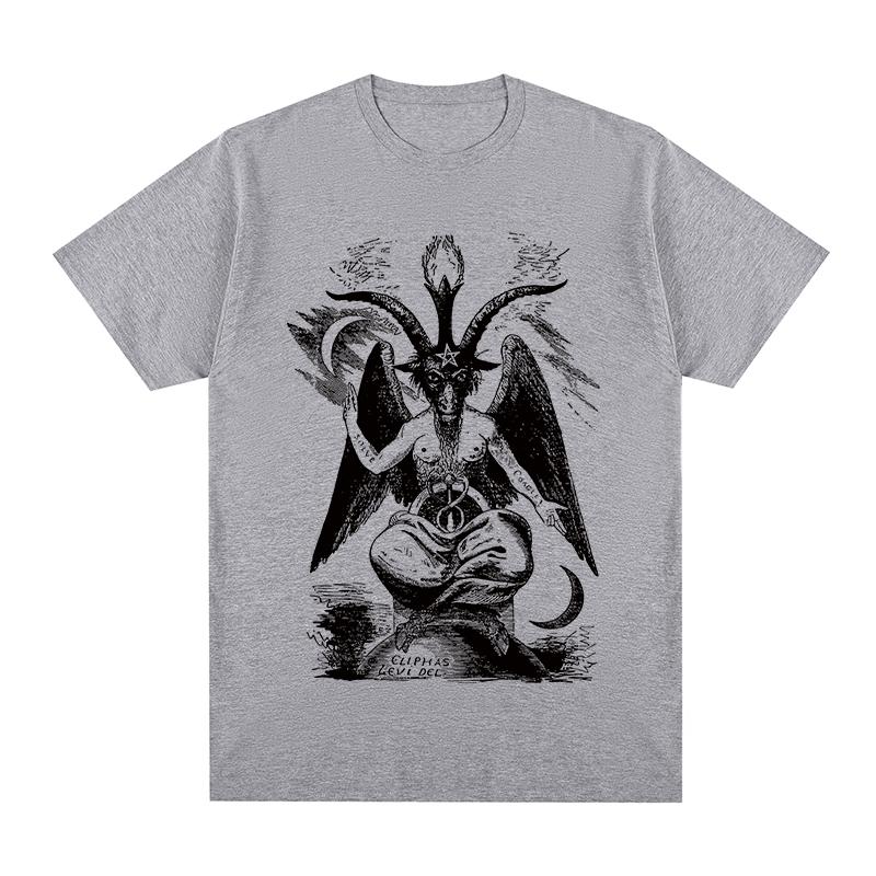 baphomet behemoth Vintage tshirt Satanic Devil Cool Breathable Graphic Cotton Unisex T shirt New TEE TSHIRT Womens tops