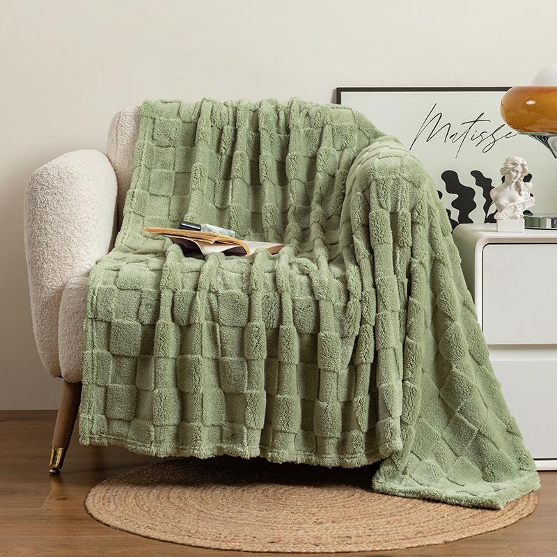 Solid Color Throw Blanket for Bed, Comfortable Soft Quilt Blanket Huafu Blanket Large Bed Blankets,All Season Rustic Throw for Sofa Couch Chair