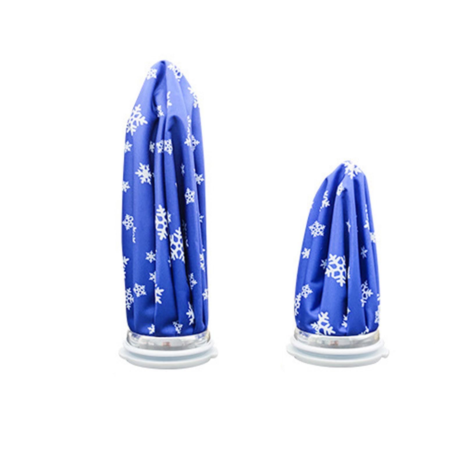 

Pack Of 2 Reusable Cold Hot Therapy Gel Packs 6in + 9in Leakproof Design For Muscle Pain Relief And Swelling Reduction With Practical PVC Material