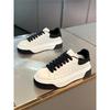 Spring and summer new thick-soled leather breathable board shoes comfortable sneakers bjd