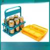 1PC Foldable Plastic Beer Basket Drink Beer Portable Rack Sports Kettle Portable Portable Rack Beer Rack