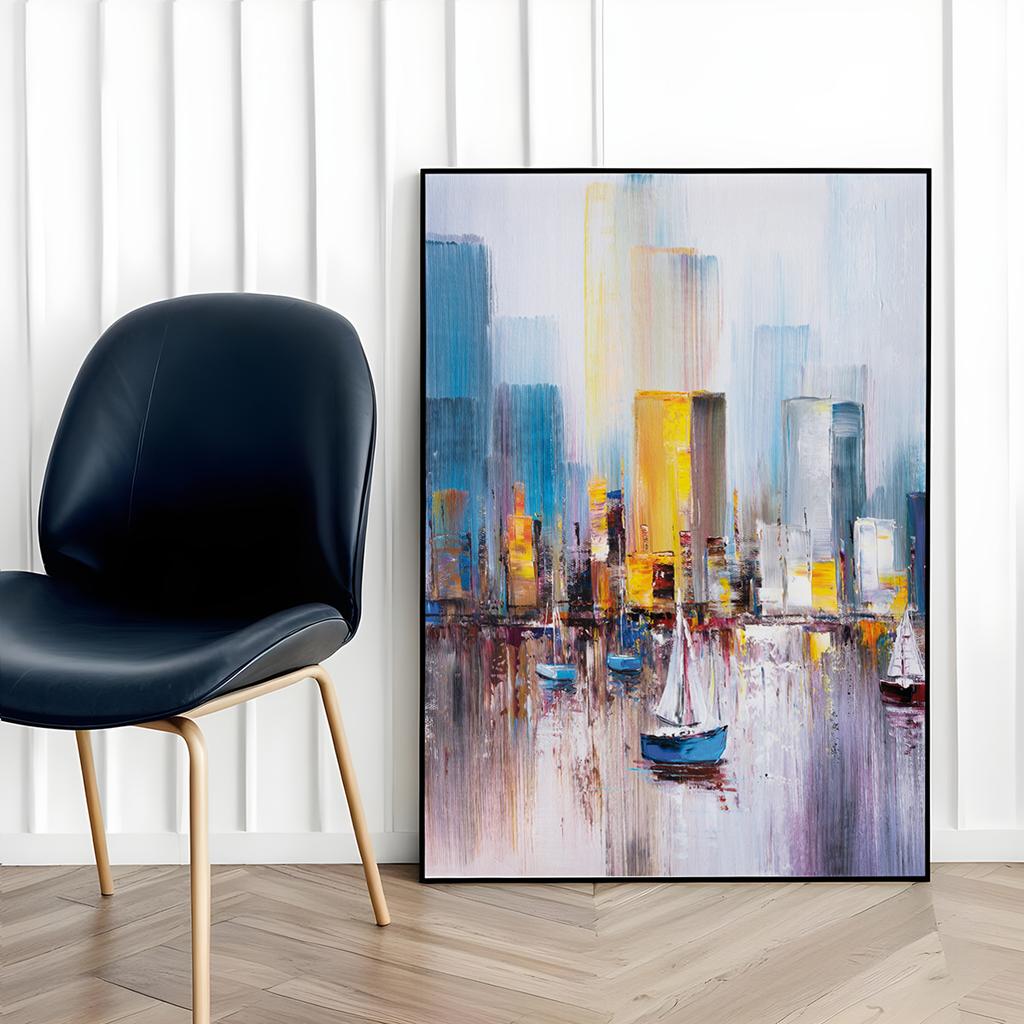 Poster Picture Sailboat Yacht Abstraction